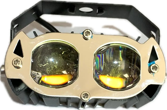 2 Lens LED Fog Light for all Bikers.