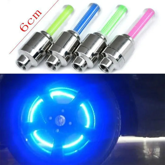 2Pcs Car Wheel LED Light Motorcycle Bike Light